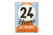 Blechschild "24h von Le Mans - A Century" - 40 x 30cm